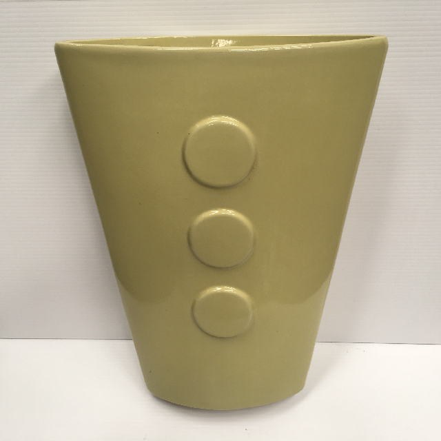 VASE (Large), Mustard Green